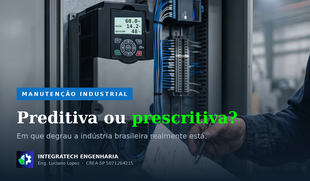 Manutenção preditiva ou prescritiva: em que degrau a indústria brasileira realmente está?